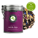 Lady Star Deluxe | Black Blend - Bergamot-Orange-Lemon Taste | 100g Dose von alveus