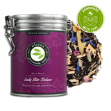 Lady Star Deluxe | Black Blend - Bergamot-Orange-Lemon Taste | 100g Dose von alveus