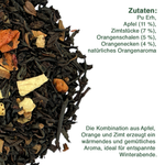 Winterabend am Kamin | Pu Erh  Teemischung | Ziptüte mit Aromaventil