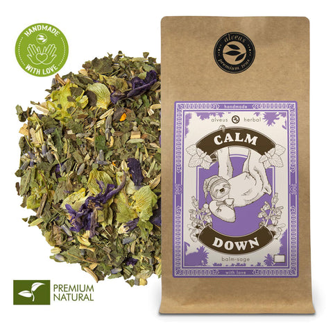 Calm Down | Herbal Blend - Balm-Sage Taste | 100g Ziptüte von alveus